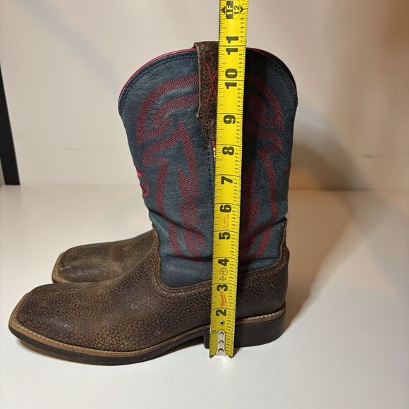 Twisted X Hooey Youth size 5.5 M Cowboy Boots Leather Square Toe YHY0008 - Picture 11 of 11